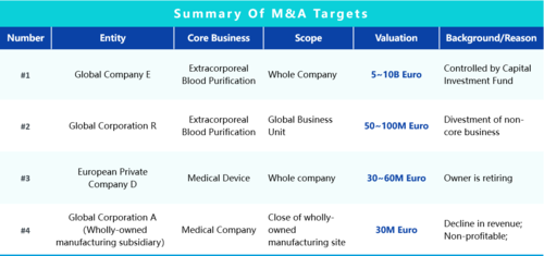 M&A Project